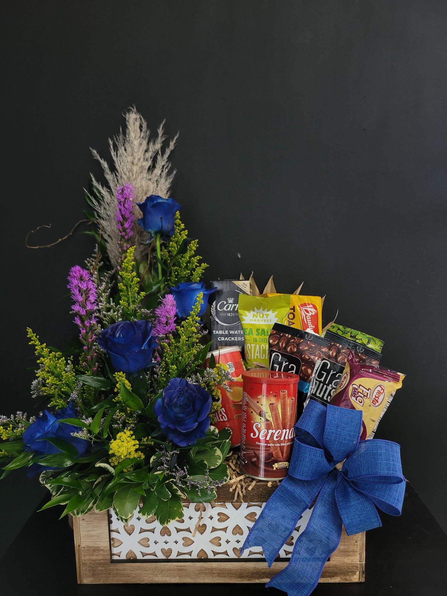 8547 Canasta Gourmet y Flores