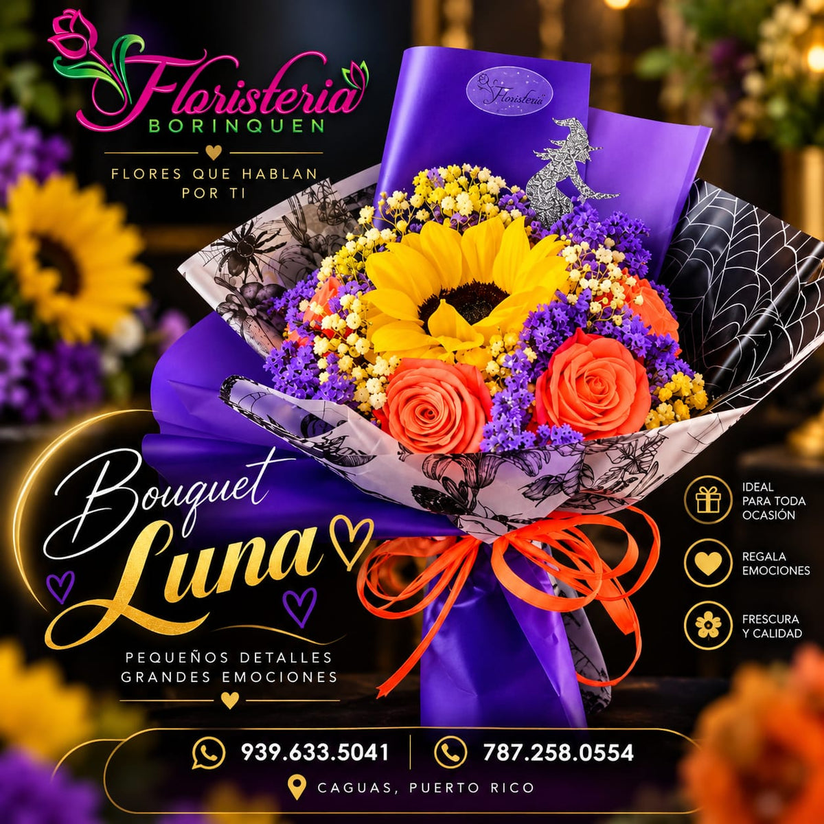 BOUQUET LUNA Halloween