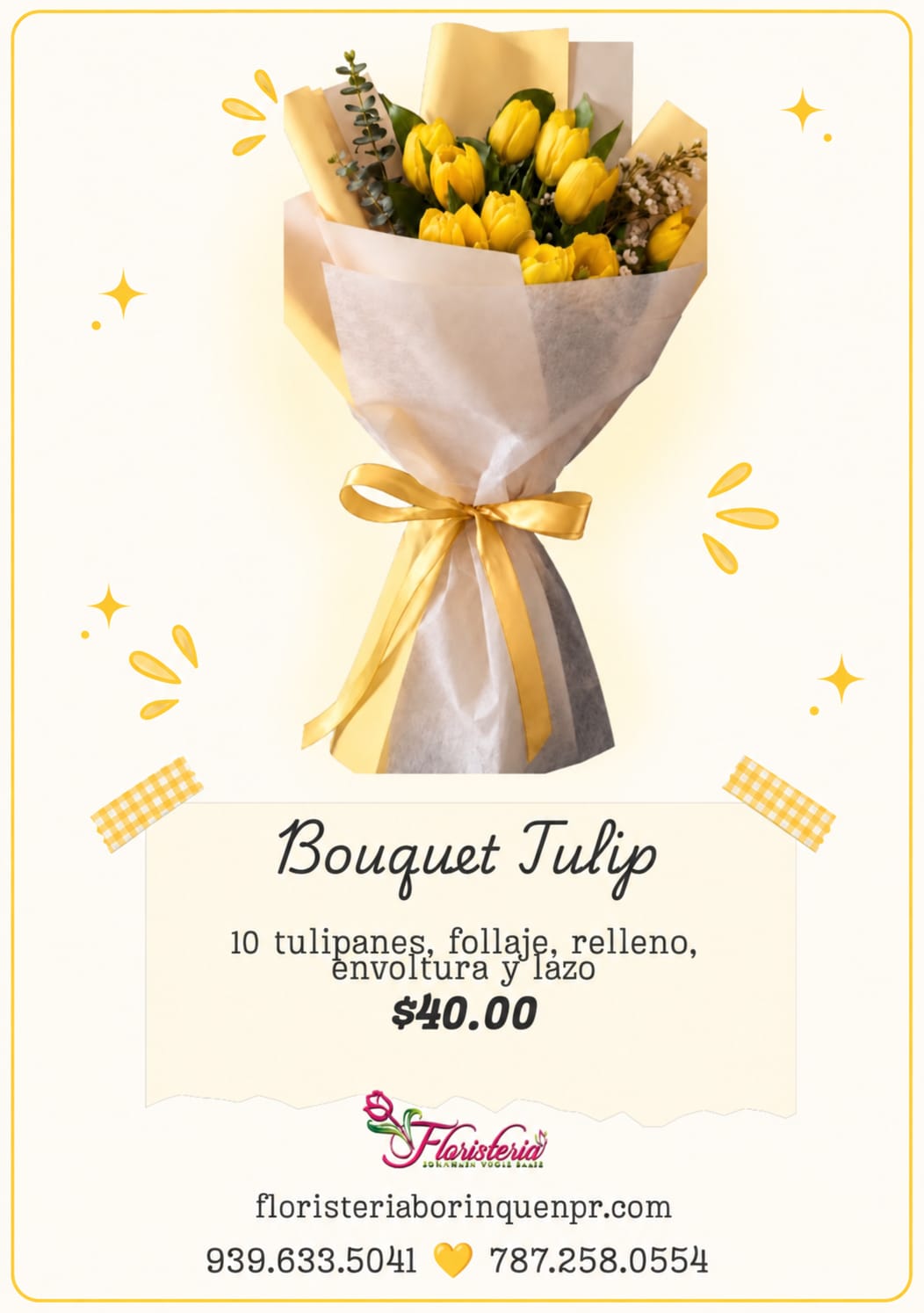 BOUQUET TULIP AMARILLO